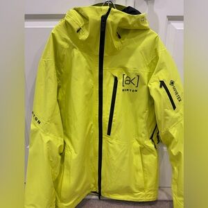 NEVER WORN - Men's Medium Burton Gore Cyclic JK in Limeade Ski/Snowboard Jacket